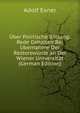Uber Politische Bildung: Rede Gehalten Bei Ubernahme Der Restorswurde an Der Wiener Universitat (German Edition), Adolf Exner 