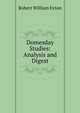 Domesday Studies: Analysis and Digest, Robert William Eyton 