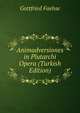 Animadversiones in Plutarchi Opera (Turkish Edition), Gottfried Faehse 