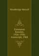 Extension forester, 1926-1956: transcript, 1968, Woodbridge Metcalf 