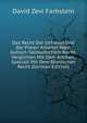 Das Recht Der Unfreien Und Der Freien Arbeiter Nach Judisch-Talmudischem Recht: Verglichen Mit Dem Antiken, Speciall Mit Dem Romischen Recht (German Edition), David Zevi Farbstein 