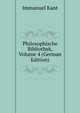 Philosophische Bibliothek, Volume 4 (German Edition), Kant Immanuel 