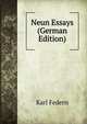 Neun Essays (German Edition), Karl Federn 