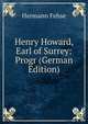 Henry Howard, Earl of Surrey: Progr (German Edition), Hermann Fehse 