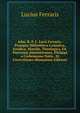 Adm. R. P. F. Lucii Ferraris . Prompta Bibliotheca Canonica, Juridica, Moralis, Theologica. Ed. Postrema Absolutissima. Philippi a Carboneano Notis . Et Correctiones (Romanian Edition), Lucius Ferraris 