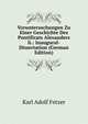 Voruntersuchungen Zu Einer Geschichte Des Pontificats Alexanders Ii.: Inaugural-Dissertation (German Edition), Karl Adolf Fetzer 
