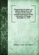 Preparations for peace; an address delivered on the occasion of the ninety-seventh convocation of the University of Chicago, December 21, 1915, Walter L. 1862-1935 Fisher 