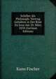 Schiller Als Philosoph: Vortrag Gehalten in Der Rose Zu Jena Am 10. Marz 1858 (German Edition), Куно Фишер 