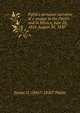 Pattie's personal narrative of a voyage to the Pacific and in Mexico, June 20, 1824-August 30, 1830, James O. 1804?-1850? Pattie 