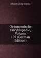 Oekonomische Encyklopadie, Volume 107 (German Edition), Johann Georg Krunitz 