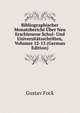 Bibliographischer Monatsbericht Uber Neu Erschienene Schul- Und Universitatsschriften, Volumes 12-13 (German Edition), Gustav Fock 