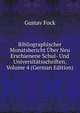Bibliographischer Monatsbericht Uber Neu Erschienene Schul- Und Universitatsschriften, Volume 4 (German Edition), Gustav Fock 