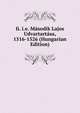 Ii. i.e. Masodik Lajos Udvartartasa, 1516-1526 (Hungarian Edition), 
