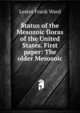 Status of the Mesozoic floras of the United States. First paper: The older Mesozoic, Ward, Lester Frank, 1841-1913 