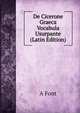 De Cicerone Graeca Vocabula Usurpante (Latin Edition), A Font 