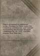 Papers presented at conference on the situation in China under the Committee of Reference and Counsel representing the Foreign Missions Conference of . 29, 1912, 156 Fifth Avenue, New York City, 