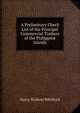 A Preliminary Check List of the Principal Commercial Timbers of the Philippine Islands, Harry Nichols Whitford 