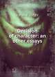 Decision of character: an other essays, Джон Фостер 