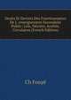 Droits Et Devoirs Des Fonctionnaires De L 'enseignement Secondaire Public: Lois, D?crets, Arr?t?s, Circulaires (French Edition), Ch Fouye 