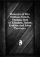 Memoirs of Mrs. William Veitch, Thomas Hog of Kiltearn, Henry Erskine and John Carstairs, 