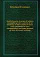 Kentish poets. A series of writers in English poetry, natives of or residents in the County of Kent; with specimens of their compositions, and some account of their lives and writings, Rowland Freeman 
