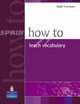 How to Teach Vocabulary, Jeremy Harmer, Scott Thornbury 