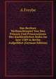 Das Berliner Weihnachtsspiel Von Den Prinzen Und Prinzessinnen Des Kurfurstlichen Hofes Im Jare 1589 in Berlin Aufgefuhrt (German Edition), A Freybe 