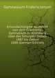 Einundachtzigste Nachricht von dem Friedrichs-Gymnasium zu Altenburg uber das Schuljahr Ostern 1887 bis Ostern 1888 (German Edition), Gymnasium Fridericianum 