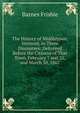 The History of Middletown, Vermont, in Three Discourses: Delivered Before the Citizens of That Town, February 7 and 21, and March 30, 1867, Barnes Frisbie 