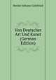 Von Deutscher Art Und Kunst (German Edition), Herder Johann Gottfried 