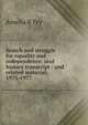 Search and struggle for equality and independence: oral history transcript / and related material, 1973-1977, Amelia R Fry 