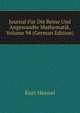 Journal Fur Die Reine Und Angewandte Mathematik, Volume 94 (German Edition), Kurt Hensel 