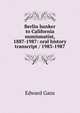 Berlin banker to California numismatist, 1887-1987: oral history transcript / 1983-1987, Edward Gans 