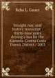 Straight run: oral history transcript : thirty-nine years driving a bus for the Alameda-Contra Costa Transit District / 2003, Reba L. Gauer 