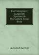 Euchologium: Glagolski Spomenik Manastira Sinai Brda, Leopold Geitler 