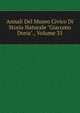 Annali Del Museo Civico Di Storia Naturale "Giacomo Doria"., Volume 35, 