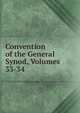 Convention of the General Synod, Volumes 33-34, 