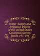 Water-Supply and Irrigation Papers of the United States Geological Survey, Issues 193-196, 