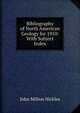 Bibliography of North American Geology for 1910: With Subject Index, John Milton Nickles 