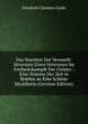 Das Manifest Der Vernunft: Diversion Eines Veteranen Im Freiheitskampfe Der Geister : Eine Stimme Der Zeit in Briefen an Eine Schone Mystikerin (German Edition), Friedrich Clemens Gerke 
