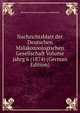 Nachrichtsblatt der Deutschen Malakozoologischen Gesellschaft Volume jahrg 6 (1874) (German Edition), Deutsche Malakozoologische Gesellschaft 