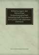Mitteilungen der Munchner Entomologischen Gesellschaft Volume v. 6-9 (1915-19) (German Edition), Munchner Entomologische Gesellschaft 