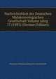 Nachrichtsblatt der Deutschen Malakozoologischen Gesellschaft Volume jahrg 17 (1885) (German Edition), Deutsche Malakozoologische Gesellschaft 