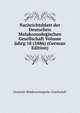 Nachrichtsblatt der Deutschen Malakozoologischen Gesellschaft Volume jahrg 18 (1886) (German Edition), Deutsche Malakozoologische Gesellschaft 