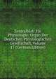 Zentralblatt Fur Physiologie: Organ Der Deutschen Physiologischen Gesellschaft, Volume 17 (German Edition), 