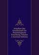 Schriften Der Gesellschaft Fur Psychologische Forschung, Volume 2 (German Edition), 