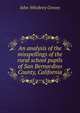 An analysis of the misspellings of the rural school pupils of San Bernardino County, California, John Whobrey Groves 