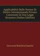 Applicabilita Delle Norme Di Diritto Internazionale Privato Contenute in Una Legge Straniera (Italian Edition), Giovanni Battista Guarini 