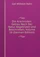 Die Arachniden: Getreu Nach Der Natur Abgebildet Und Beschrieben, Volume 16 (German Edition), Carl Wilhelm Hahn 