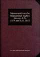Memoranda on the Midsummer night's dream, A.D. 1879 and A.D. 1855, Halliwell-Phillipps, J. O. (James Orchard), 1820-1889 